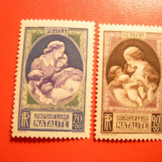 Serie- In favoarea Natalitatii 1939 Franta , 2 val.