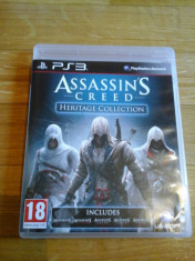 JOC PS3 ASSASSIN&amp;#039;s CREED HERITAGE COLLECTION contine AC1, AC2, AC3, Brotherhood si Revelations ORIGINAL / STOC REAL in Bucuresti / by DARK WADDER foto