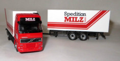 Herpa VOLVO FH12 remorca spedition MILZ 1:87 foto