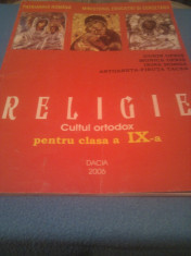 RELIGIE MANUAL CLASA IX CULTUL ORTODOX foto