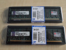 Kit Memorie Kingston ,8gb(2x4gb), ddr2,800mhz,Dual Channel in cuti sigilate cu garantie pe viata!! Poze reale!Numai Pentru AMD! Pret Promotional!!! foto