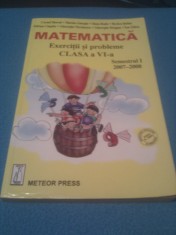 CULEGERE MATEMATICA EXERCITII SI PROBLEME CLASA VI