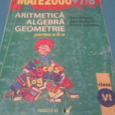 CULEGERE MATEMATICA ,ARITMETICA,ALGEBRA,GEOMETRIE CLASA VI,