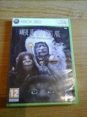 JOC XBOX 360 WHERE THE WILD THINGS ARE THE VIDEOGAME ORIGINAL PAL / STOC REAL in BUCURESTI / by DARK WADDER foto