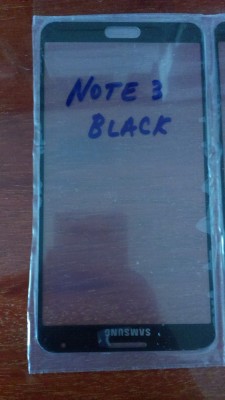 Geam Samsung Galaxy Note 2 N7100 Touchscreen STICLA NEGRE foto