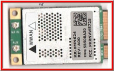 WWAN Placa de retea wireless WWAN card Dell Latitude Inspiron Vostro MN624 foto