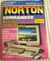 NORTON COMMANDER - MANUALUL INCEPATORULUI - MIORITA ILIE foto