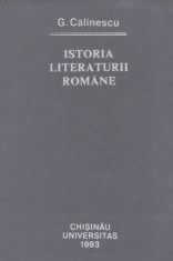 Istoria Literaturii Romane (Compendiu) - Autor(i): George Calinescu foto