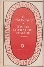 Istoria Literaturii Romane (Compendiu) - Autor(i): George Calinescu foto