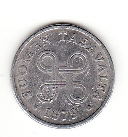 Finlanda 5 pennia 1979 - &amp;quot;Hannun Vaakuna&amp;quot; foto