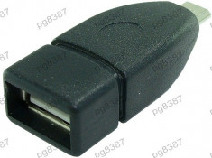 Adaptor micro USB tata - USB A mama - 126875 foto