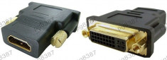 Adaptor DVI-I (Dual Link mama - HDMI mama - 126882 foto