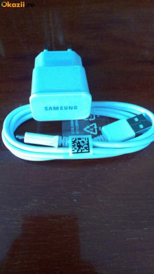 Incarcator Samsung GALAXY ACE DUOS I589 ETA-U90EWE +cablu de date,ORIGINAL foto