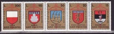 San Marino 1974 - cat.nr.876-80 neuzat,perfecta stare foto