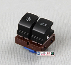 Buton crom deschidere portbagaj, usa rezervor OEM VW Passat B6, CC, B7 foto