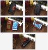 Husa Samsung Galaxy S4 I9500 i9501 I9505 I9508 + folie + stylus, Negru, Alt material