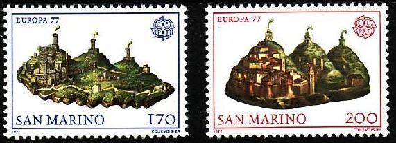 C4866 - San Marino 1977 - cat.nr.933-4 neuzat,perfecta stare