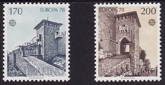 C2102 - San Marino 1978 - cat.nr.955-6 neuzat,perfecta stare