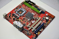 PLACA DE BAZA SOCKET 775 MSI MS-7366 SUPORTA CORE 2 QUAD 2XDIMM DDR2 667 MHZ MAX. 4GB PCI-EX16 X1 PCI-EX1 X1 PCI X2 AUDIO SI RETEA INTEGRAT foto