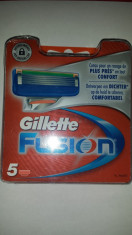 GILLETTE FUSION 5BUC ORIGINALE 100% foto