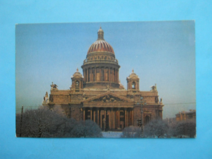 HOPCT12651 RUSIA IARNA LA ST PETERSBURG / LENINGRAD -CATEDRALA SF ISAC [ NECIRCULATA]