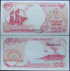 INDONEZIA 1992 - BANCNOTA 100 RUPII (UNC) - BC21