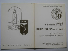 ANIVERSARE VERNISAJ FRED NUSS 1979 foto