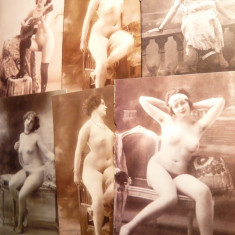Set 10 Fotografii Artistice - Nud -copii interbelice fotografii anii '20