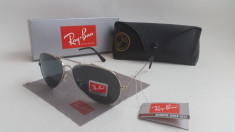 Ochelari De Soare UV 400 RAY BAN Aviator RB3025 Toc + Laveta + Cutie cadou OSR- 169 foto