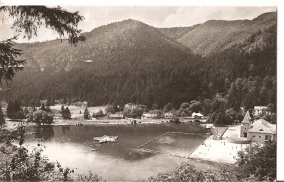 CPI (B4503) TUSNAD - LACUL &amp;quot;CIUCAS&amp;quot;, EDITURA MERIDIANE, CIRCULATA, 27.6.1964, STAMPILE foto
