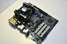 KIT PLACA DE BAZA + PROCESOR SOCKET 478 CELERON D 2.2 GHZ ASROCK P4VM800 2XDIMM MAX. 2GB 1 X AGP8X/4X 3 X PCI 1 X AMR VIDEO SI AUDIO INTEGRAT foto