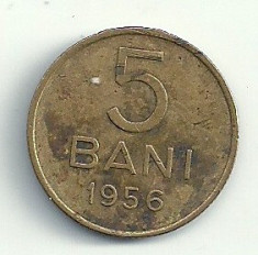 ROMANIA R.S.R. 5 BANI 1956 [2] Livrare in cartonas! foto