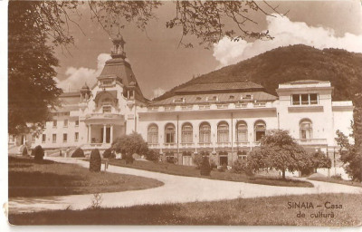 CPI (B4510) SINAIA. CASA DE CULTURA, EDITURA COMBINATUL POLIGRAFIC CASA SCANTEII, CIRCULATA, 17.6.1959, STAMPILA foto