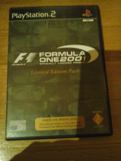 JOC PS2 FORMULA ONE 2001 LIMITED EDITION PACK ORIGINAL PAL / raritate pentru colectionari / STOC REAL in Bucuresti / by DARK WADDER foto