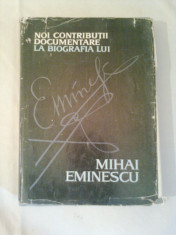 NOI CONTRIBUTII DOCUMENTARE LA BIOGRAFIA LUI MIHAI EMINESCU ~ AUGUSTIN Z.N.POP foto