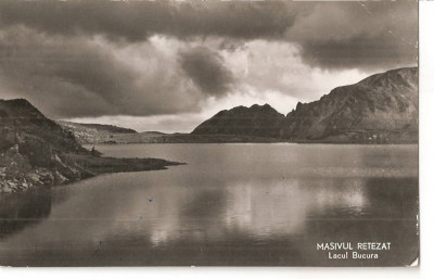 CPI (B4541) MASIVUL RETEZAT. LACUL BUCURA, CIRCULATA, 16.8.1961, STAMPILE, TIMBRU foto