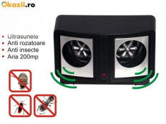 Aparat impotriva daunatorilor Pest Repeller Dual Sonic foto