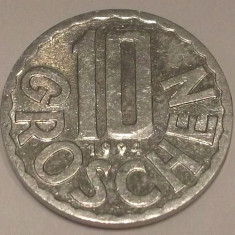 G7. AUSTRIA 10 GROSCHEN 1994, 1.10 g., Aluminum, 20 mm **