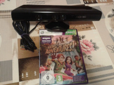 vand senzor KINECT XBOX 360,KINECT cu jocuri sport si adventure,ca nou foto