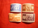 Serie Fratia de Arme 1941 Romania , 4 val.