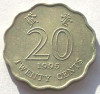 G7. HONG KONG 20 CENTS CENTI 1995, 2.60 g., Nickel-Brass, 19 mm, Elizabeth II **, Asia