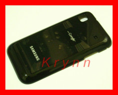 H15 Carcasa Capac Baterie Spate Samsung Galaxy S I9000 negru+FOLIE!TR GRAT PT AV foto