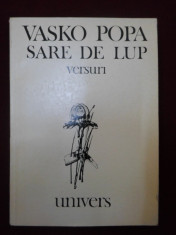 Vasko Popa - Sare de lup - 146246 foto