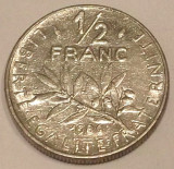 G7. FRANTA 1/2 FRANC 1986, 4.50 g., Nickel, 19.5 mm **, Europa