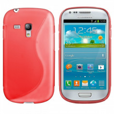 Husa Samsung Galaxy S3 Mini i8190 TPU S-LINE Red foto