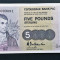 Scotia 5 Pounds Clydesdale Bank 1989 P#212d