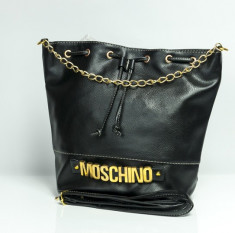 Geanta / Poseta tip ghiozdan / Rucsac de umar Moschino + Cadou Surpriza foto