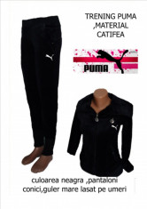 TRENINGURI PUMA ,MATERIAL CATIFEA ,PANTALONI CONICI, LIVRARE GRATUITA foto