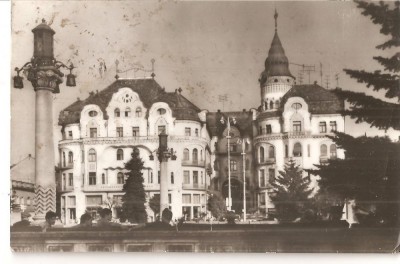 CPI (B4530) ORADEA. PALATUL VULTURUL NEGRU, EDITURA MERIDIANE, CIRCULATA, 8.9.1969, STAMPILE, TIMBRU foto