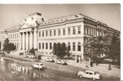 CPI (B4535) CRAIOVA. UNIVERSITATEA, EDITURA MERIDIANE, CIRCULATA, 4.6.1968, STAMPILE, TIMBRU, AUTOTURISME, MASINI foto